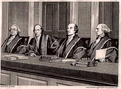 First Meeting of the United States Supreme Court